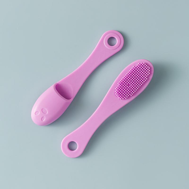 Мини Силиконовая Щетка для Очищения от Черных Точек и Акне Мягкая Кисть для Макияжа Красота Очищение Лица Щетка для Поры Носа Очищающие Напальчники