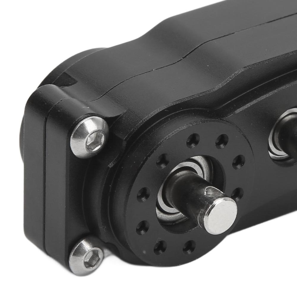 Compact 2 Speed Gearbox Metal Transfer Case for SCX10 1/10 RC Crawler Car For Climbing Car