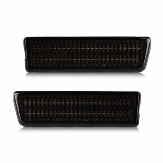 For 2010-2013 Ford Transit Connect Smoked Lens Red LED Fender Side Marker Lights