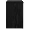 Plant Stand 2 pcs Black Oak Look 20 x 20 x 30 cm