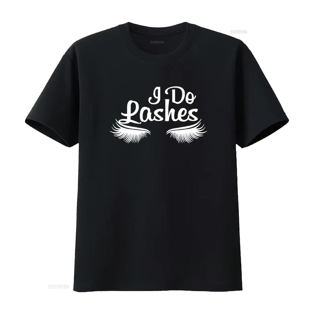 I Do Lashes Макияж Красота Футболка винтажная Стиранная Мягкая Повседневная Дышащая уличная Стильный Топ Для Повседневной Носки Немного мужской