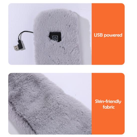 Heated Scarf Women USB Rechargeable Electric Heating Scarf with Intelligent Temperature Control Quick Heating Scarf