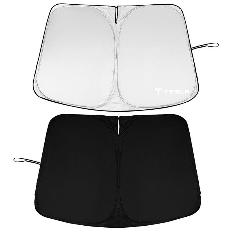 QSGMX1 Sunshade Cove Waterproof Protector Automobile Cover automobile Front Windscreen Cover For tesla model 3 X S Y Car Accessories