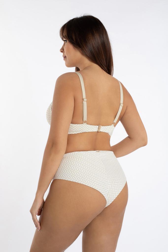 Женские плавки с принтом "ёлочка" Marc & Andre (104372)