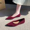 Женская обувь на плоской подошве, модные повседневные туфли на плоской подошве, женские сексуальные туфли с острым носком, однотонные туфли на плоской подошве, низкие каблуки, Zapatos Mujer
