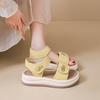 Women Summer Sandals Lightweight Casual Student Beach Shoes Comfortable Open Toe Daily Walking Footwear 8501 Summer Travel Outdoor