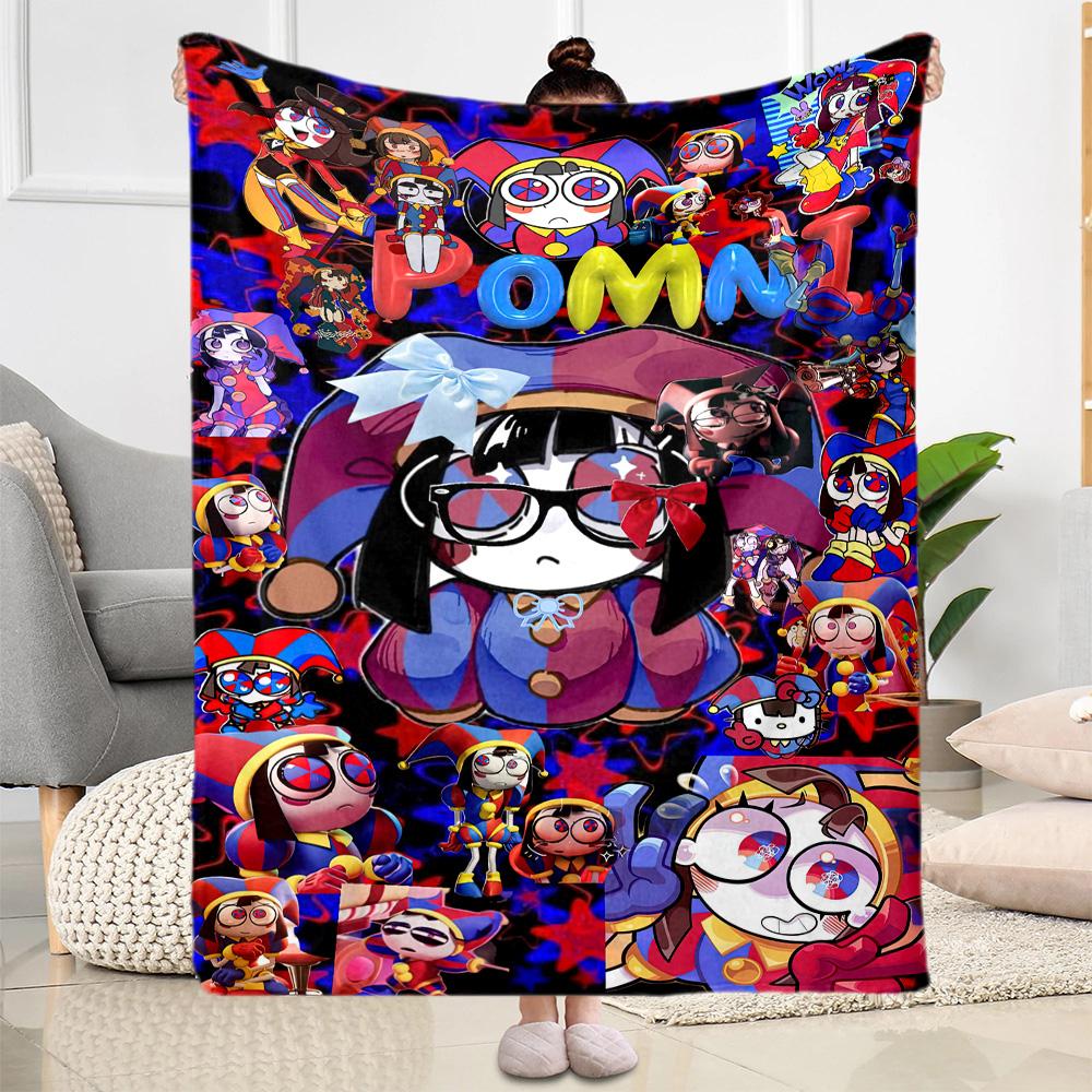 Digital Circus8 Blankets are suitable for living rooms,making them an ideal choice for outdoor travel and gifts.