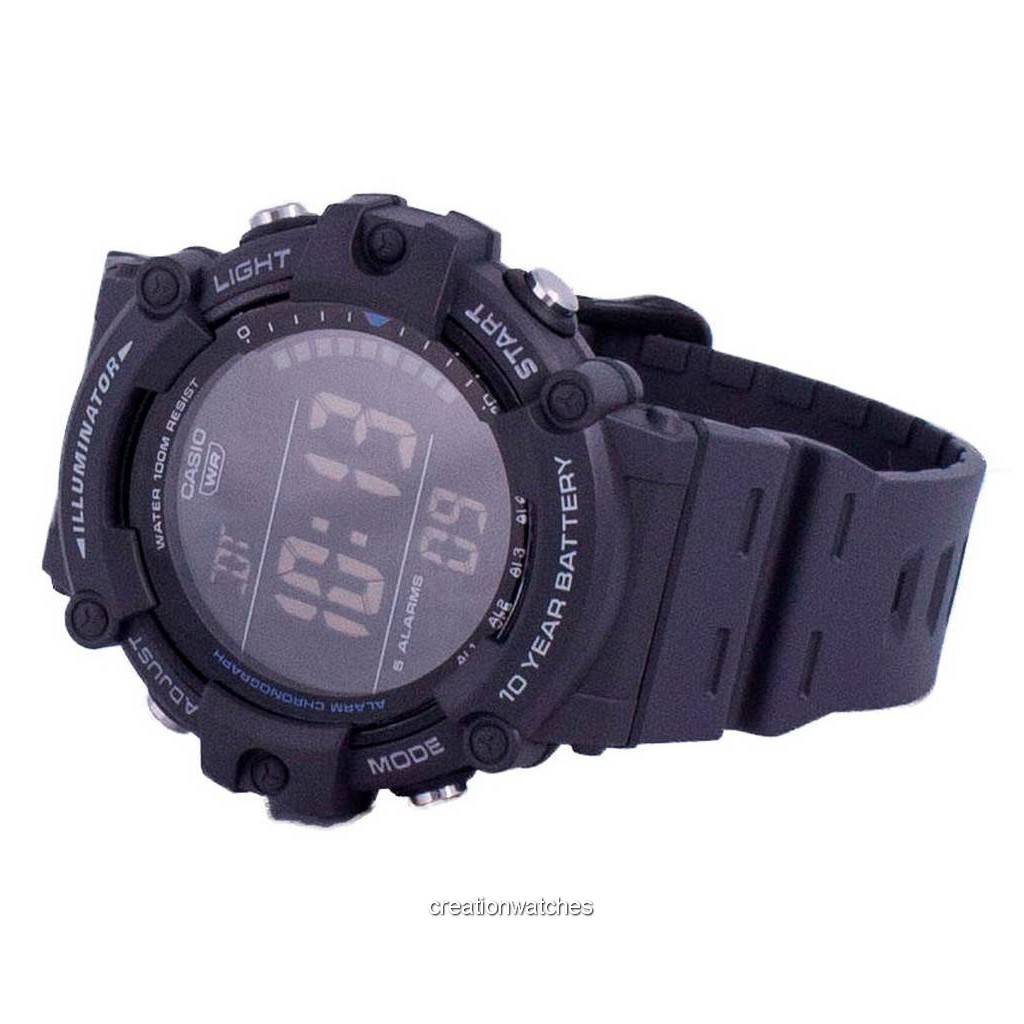Casio Youth Illuminator Digital AE-1500WH-8B AE1500WH-8B 100M Мужские часы