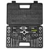 Tap and Die Set 40Pcs Metric Size M3 to M12 Bearing Steel Threading Tool
