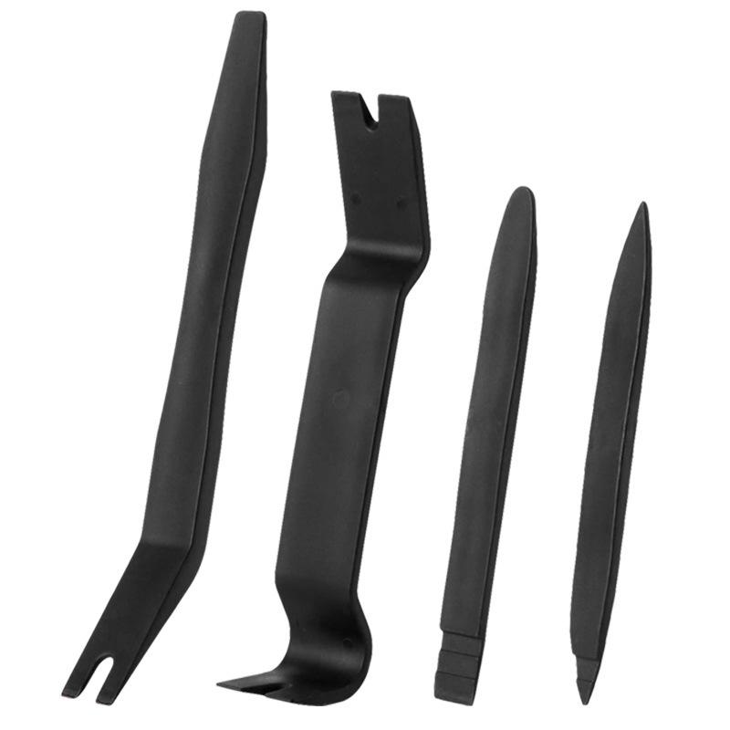 Набор инструментов для пластиковых пряжек и рычагов для салона автомобиля - 4 предмета для модификации аудиосистемы