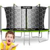 Trampolina Ogrodowa 12Ft/374Cm Z Siatką Wewnętrzną I Drabinką Neo-Sport