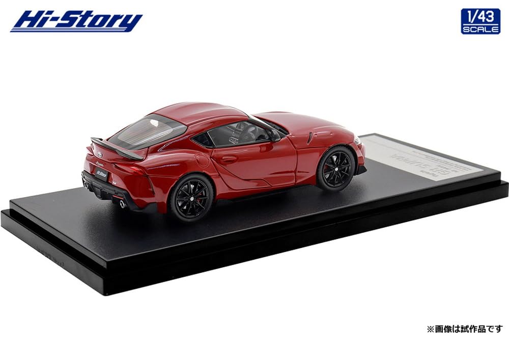 Diecast Model Car INTERALLIED Toyota GR Supra RZ 2025 Red 1/43 Scale