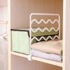 Clothes Space  Divider Wardrobe Shelf Saving Rack Organizer ARI