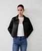 ANTOME Minimal Leather Jacket (Black)
