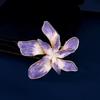 Enamel Bauhinia Flower Brooch, High-end Women's Design Sense, Niche Brooch, Luxurious and Elegant Brooch