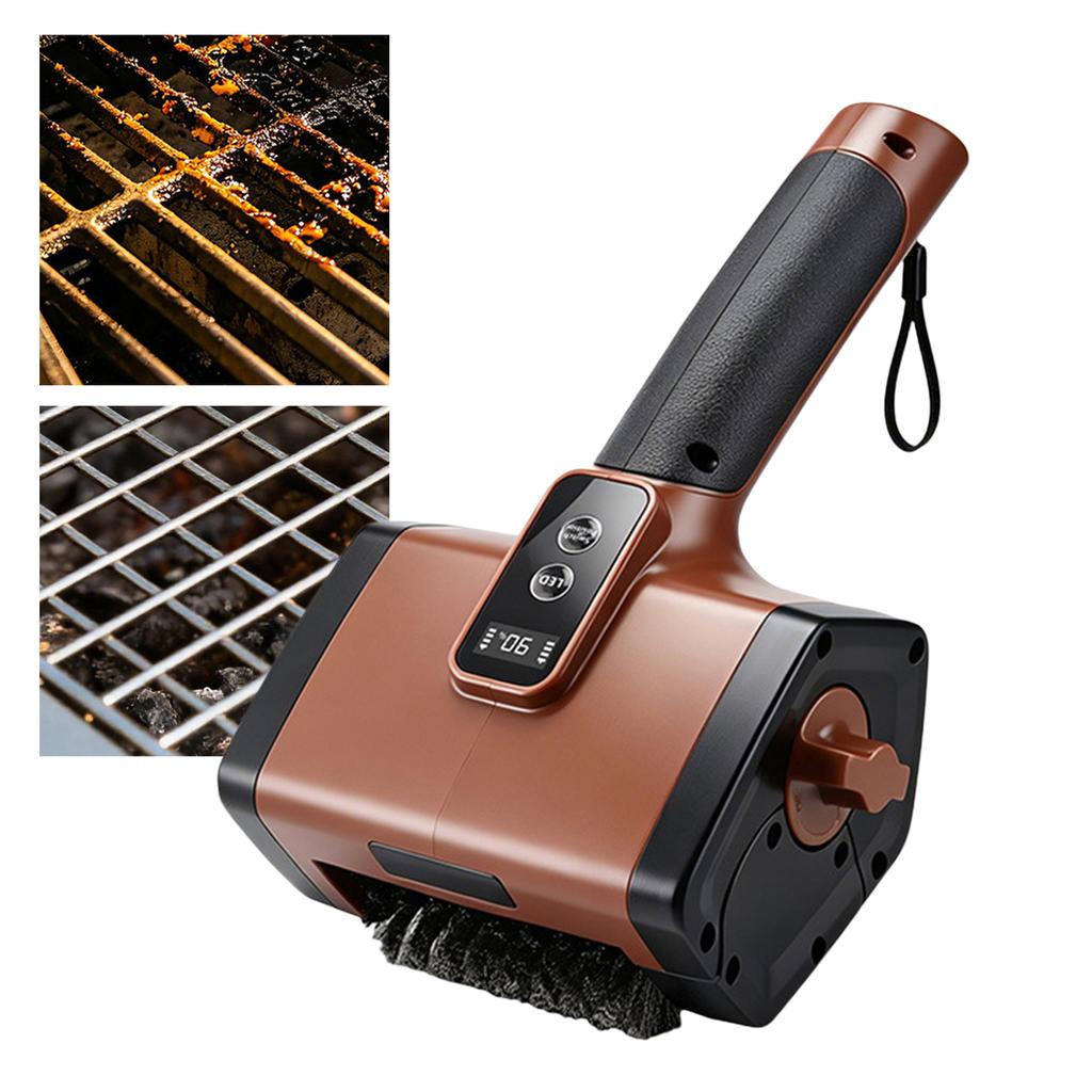 Automatic Grill Cleaner 3000mAh Rechargeable Rechargeable Electric Grill Cleaner For Barbecue Grates Oven Kitchen Camping