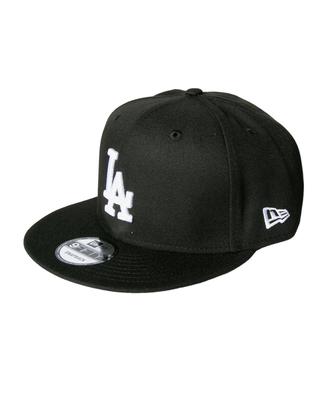 Кепка New Era 9FIFTY Los Angeles Dodgers Черная, Свободный размер, и Белая, [Б/у]