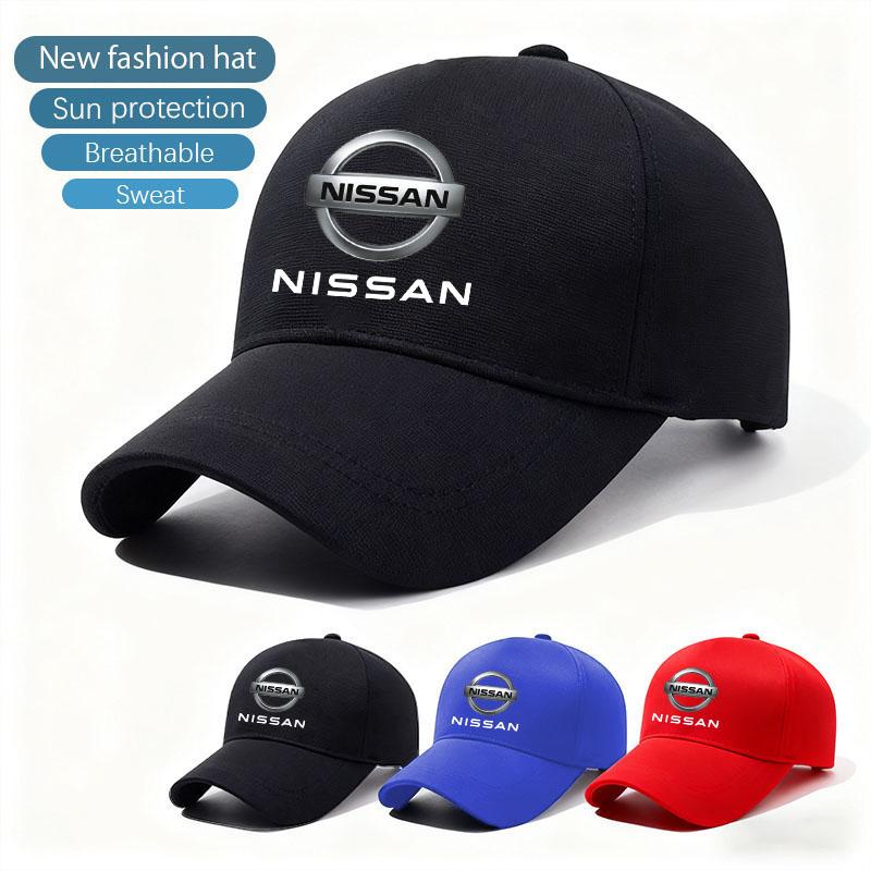 Fashion Women Men Baseball Caps Female Male Sport Cap Sun Hat Headrest For Nissan J10 X-Trail Qashqai Juke Leaf Micra NOTE