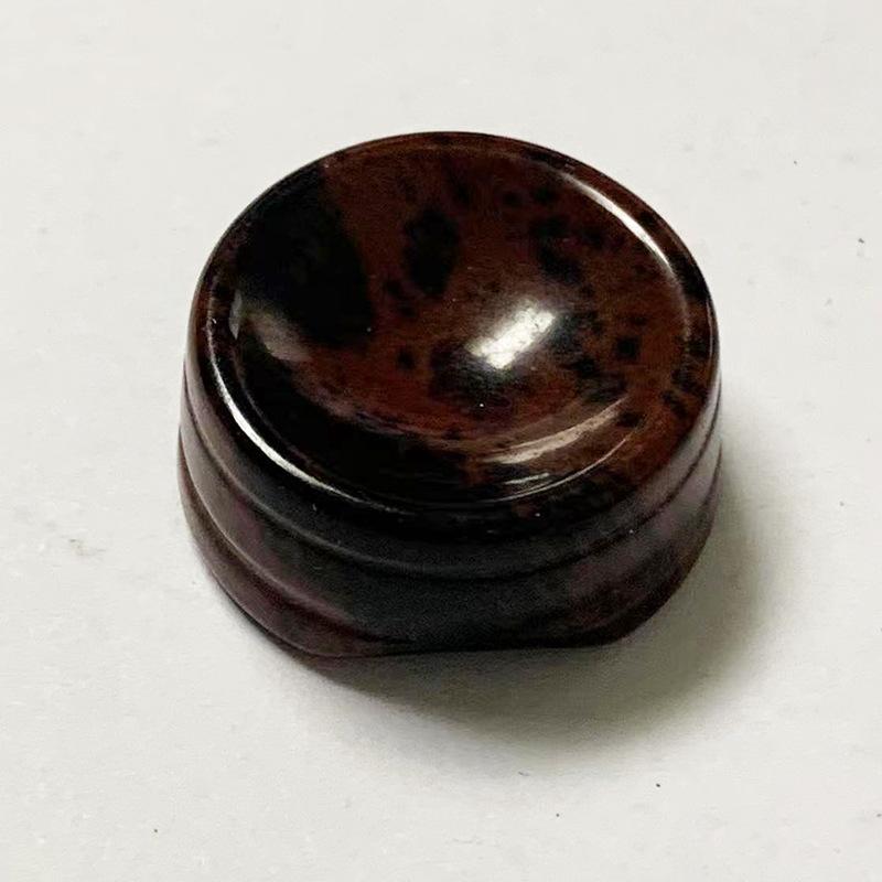 Gem Ball Ornaments Standard Natural Crystal Support Mine Various Materials Base Base Bracket Round Golf Tee