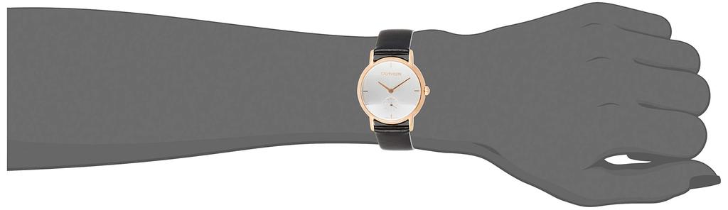 Calvin Klein Установленные кварцевые женские часы с серебряным циферблатом K9H2Y6C6