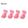 Breathable Rain Boots for Small Dogs 4Pcs Waterproof Dog Shoes, with Skid-resistant Soles, Adjustable Comfortable Paw Protection Cats Protectors,
