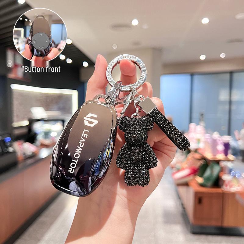 Чехол для ключа Leapmotor T03/S01 для мужчин и женщин - Защитный чехол для автомобильного пульта, модель 2021 года