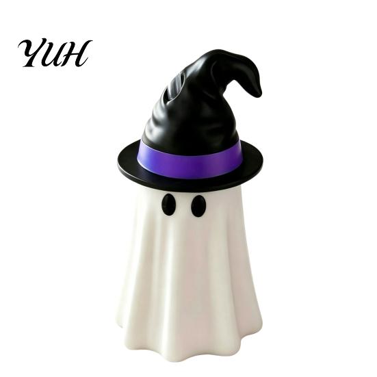 Novelty Halloween Kitchenware Witch Hat Ghost Can Holder, Spooky Insulated Sleeve for Standard Festive Party Drink Accessories Soda Beers, Reusable
