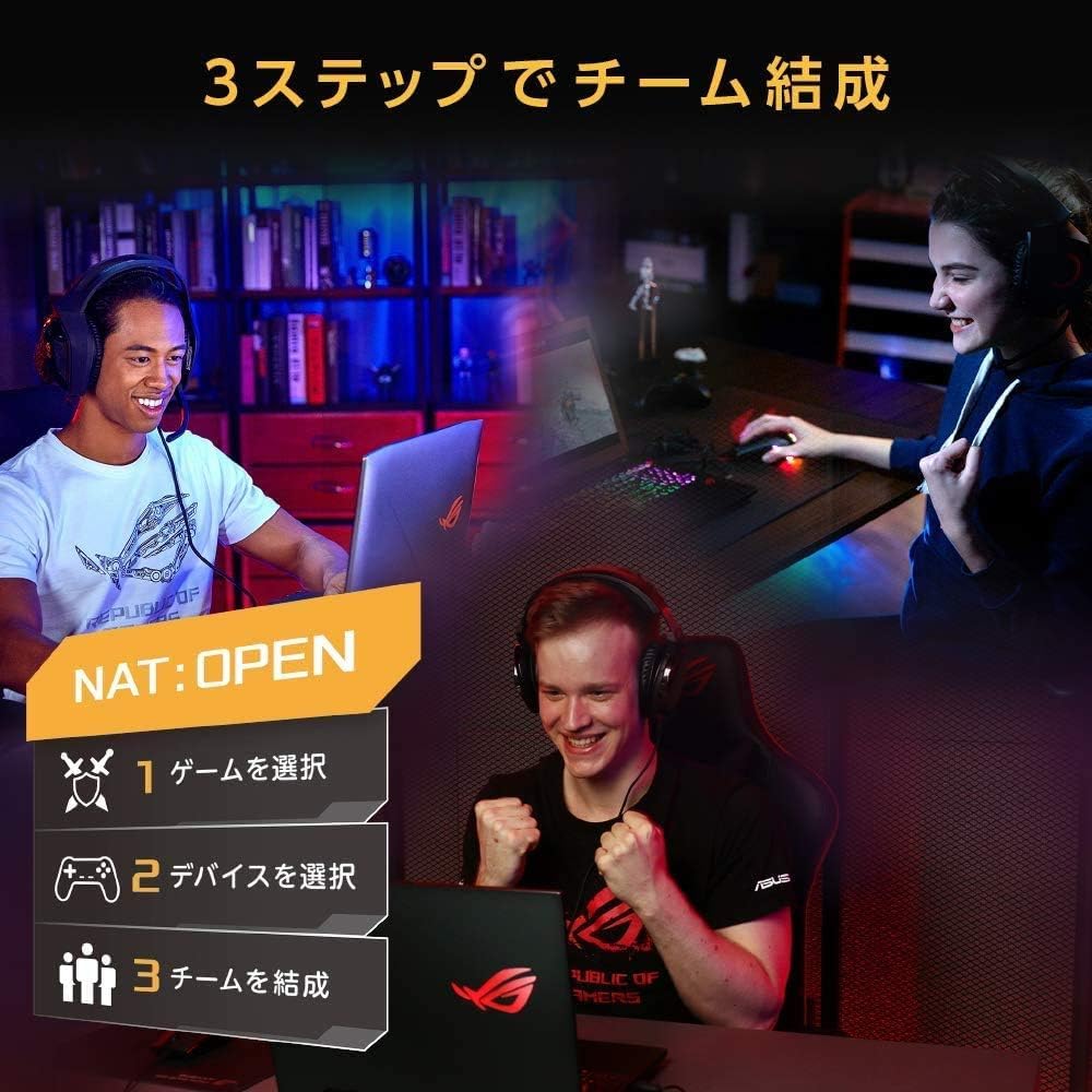 ASUSTek Ethernet WiFi Wireless Router WiFi6 Dual Band Gaming with Mesh Function 4LDK Compatible with 4804+861Mbps RT-AX86U (A) 3-Story / PS5/Nintendo