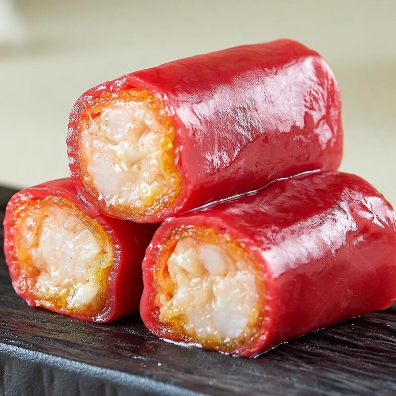 Хрустящие рулетики из красной рисовой лапши