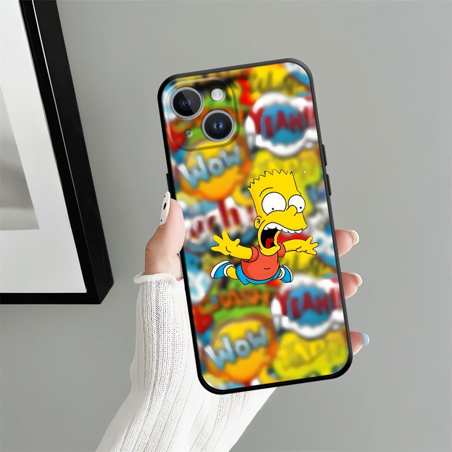 The S-simpsons Cartoon Case for iPhone 12 SE 11 14 13 Mini 17Air X XS XR 7 8 17 16 Pro Max 15 Plus Funda Phone Cover