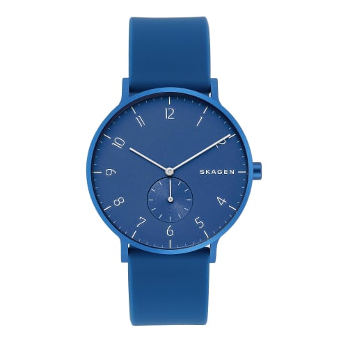 Skagen AAREN Men's Watch, Blue, SKW6508 [Officially Imported]