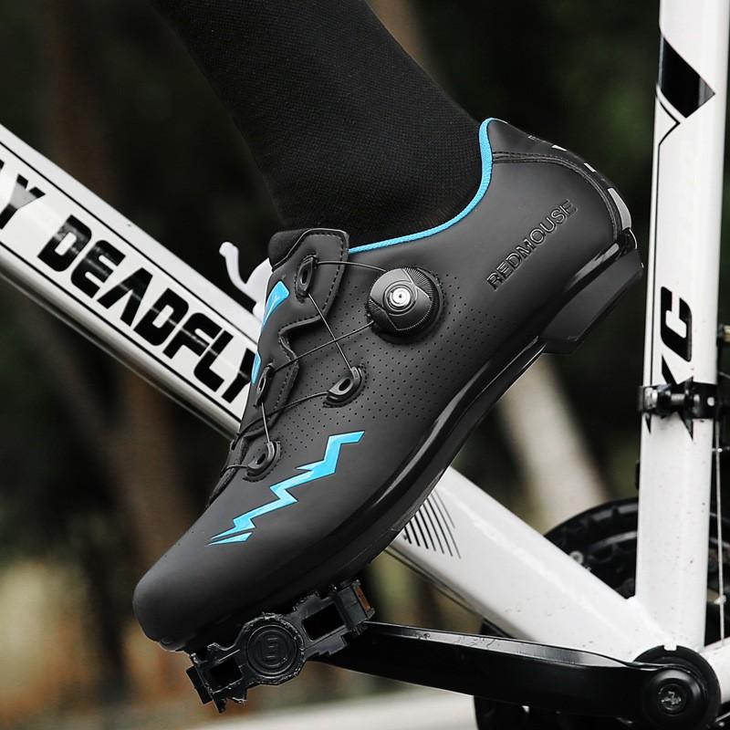 Unisex Road Mountain Bike Cycling Shoes With Rubber Sole Locking Non-Locking Options Indoor Trainer Outdoor Riding