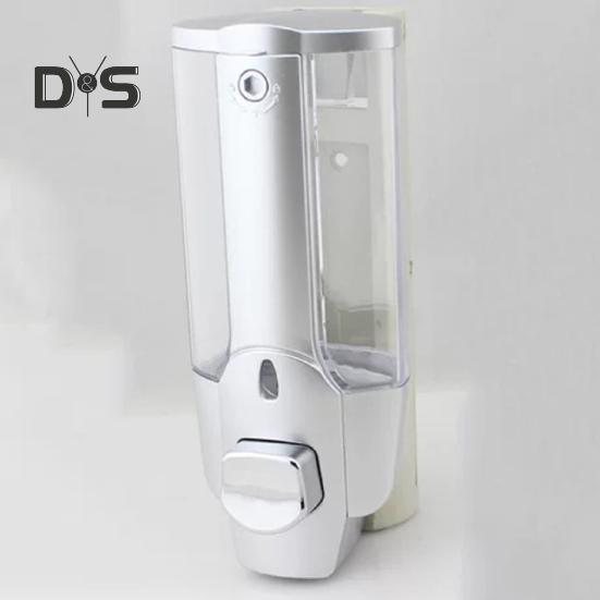 Настенный ручной дозатор мыла объемом 350 мл для ванной комнаты, легко заполняемый дозатор для душа с большой емкостью для шампуня и кондиционера