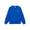 Li Ning Sports Lifestyle Series Letter Print Loose Pullover Long Sleeve Hoody Unisex Hoody Bright-Blue AWDRF44-7