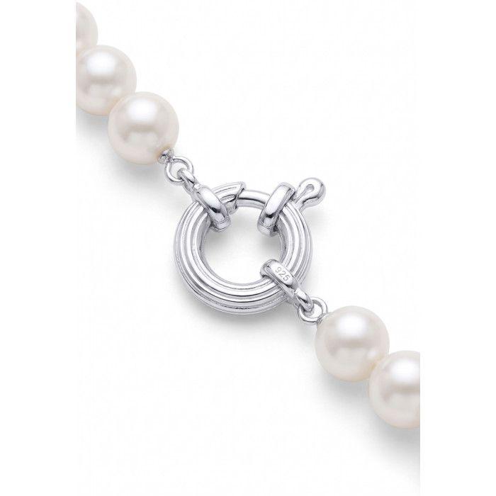 Collier - Pearls & Colors - Prestige - Perle de Culture d'Eau Douce Semi-Baroques - Perle Blanche - Qualité AAA+ - Femme