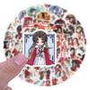 100 Новых Стилей Анимационных Граффити-Наклеек Благословение Небесного Чиновника Сделай Сам Декоративные Персонализированные Наклейки для Скейтборда и Водяной Чашки