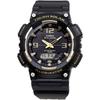 Casio Tough Solar Ana-Digi Quartz Watch AQ-S810 Series Men's Black Gold 50m Water Resistant