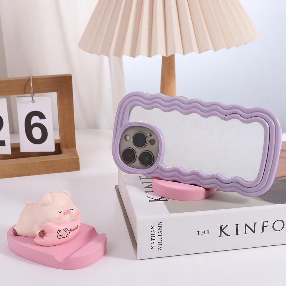 Полимерная кукла Кукла Подставка для мобильного телефона Фигурка Модель Подставка для телефона Домашний офис Декорация