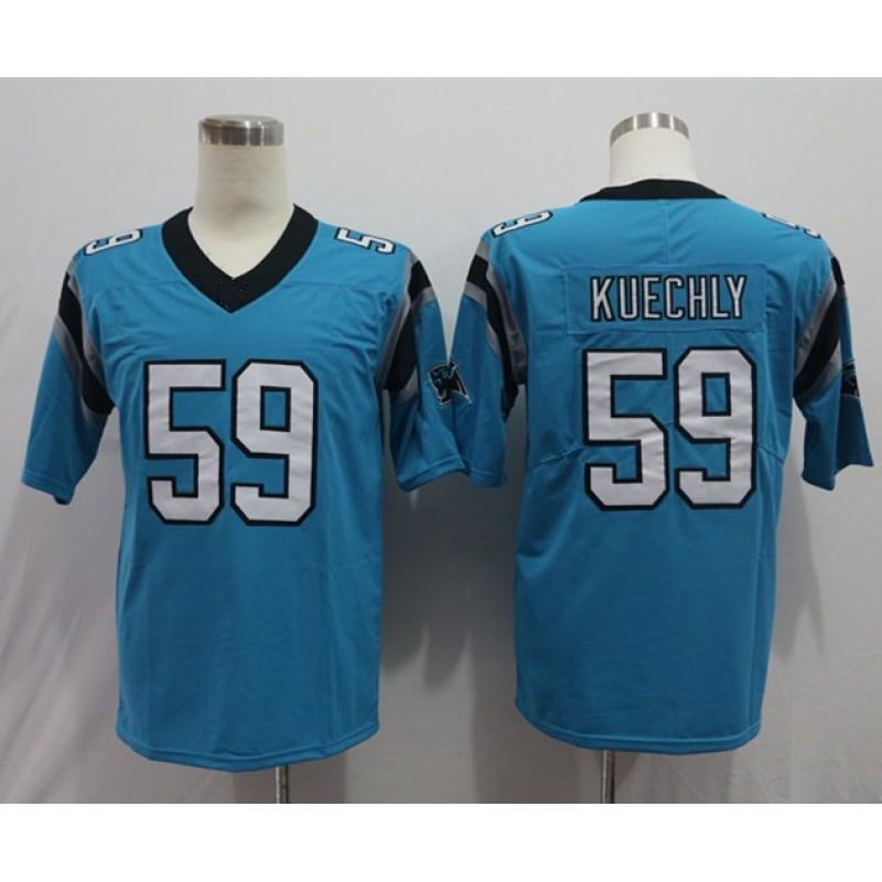 Mens NFL Carolina Panthers Football Jersey Cam Newton 1 Christian McCaffrey 22 Replica Team Uniform Fan Wear