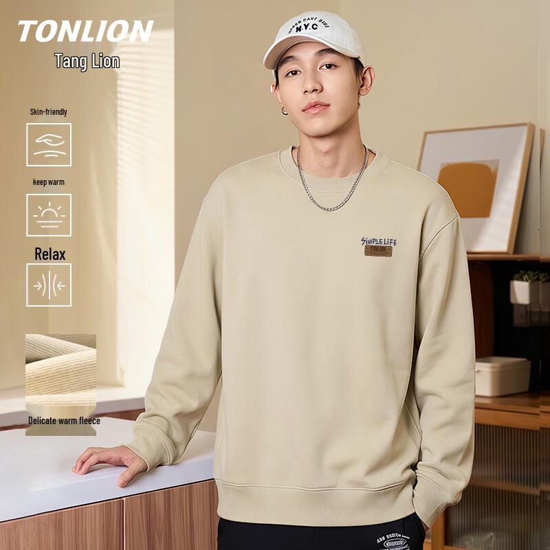 Мужская толстовка с круглым вырезом TonLion