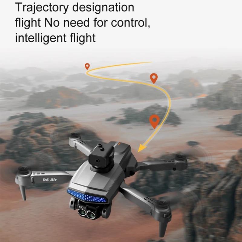 Новый LYZRC D6 PRO Drone ESC Двойная камера HD Аэрофотосъемка Обход препятствий WIFI FPV Квадрокоптер Детская игрушка в подарок
