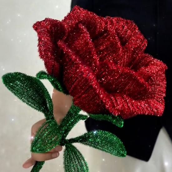 2 комплекта, 30 см, очиститель для труб, блестящие красочные DIY, художественные промыслы, гибкие, дошкольное образование, детский стебель из синели, развивающие игрушки, подарок на день рождения