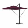 Roma Parasol Red 286 x 284 x 270 cm Aluminium and Polyester