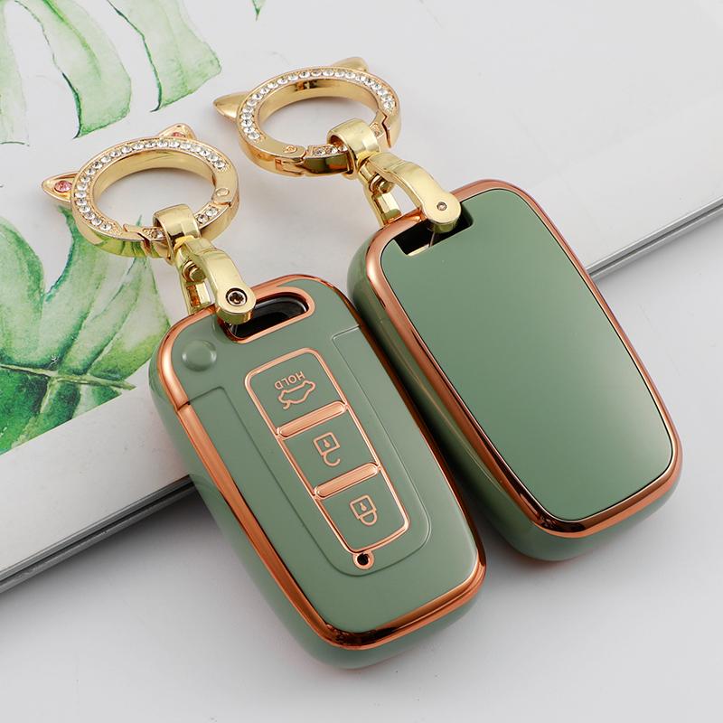 Мягкий чехол для автомобильных ключей из ТПУ, чехол-держатель, брелок для Hyundai IX35 Sonata 8 для Kia Forte Rio 3 K2 K3 K5 Sportage, брелок, автоаксессуары