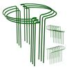Plant Support Stakes Half Round Top Metal Plant Stake Peony Cages And Supports Garden Plant Support Rings for Outdoor Indoor Plants Tomato Hydrangea
