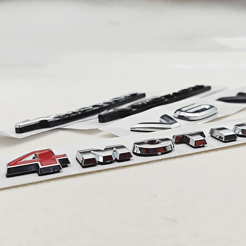 3D ABS Car Letters Logo 4Motion V6 Rear Trunk Badge Emblem Sticker Decals For VW Tayron Golf MK4 5 Tiguan 4MOTION V6 Accessories IF2