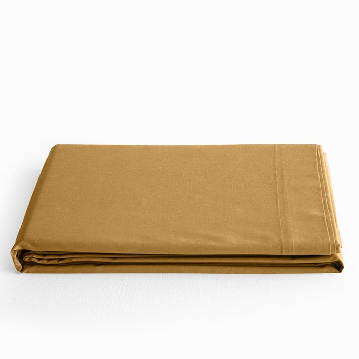Drap plat "Prémium" pour lit 1 place & 2 places - Prémium Miel - 240 x 300 cm pour lit 2 places - Prémium Miel -