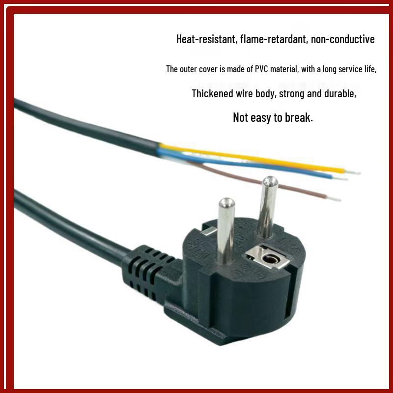 CE & VDE Certified EU Power Cord with Pure Copper Plug