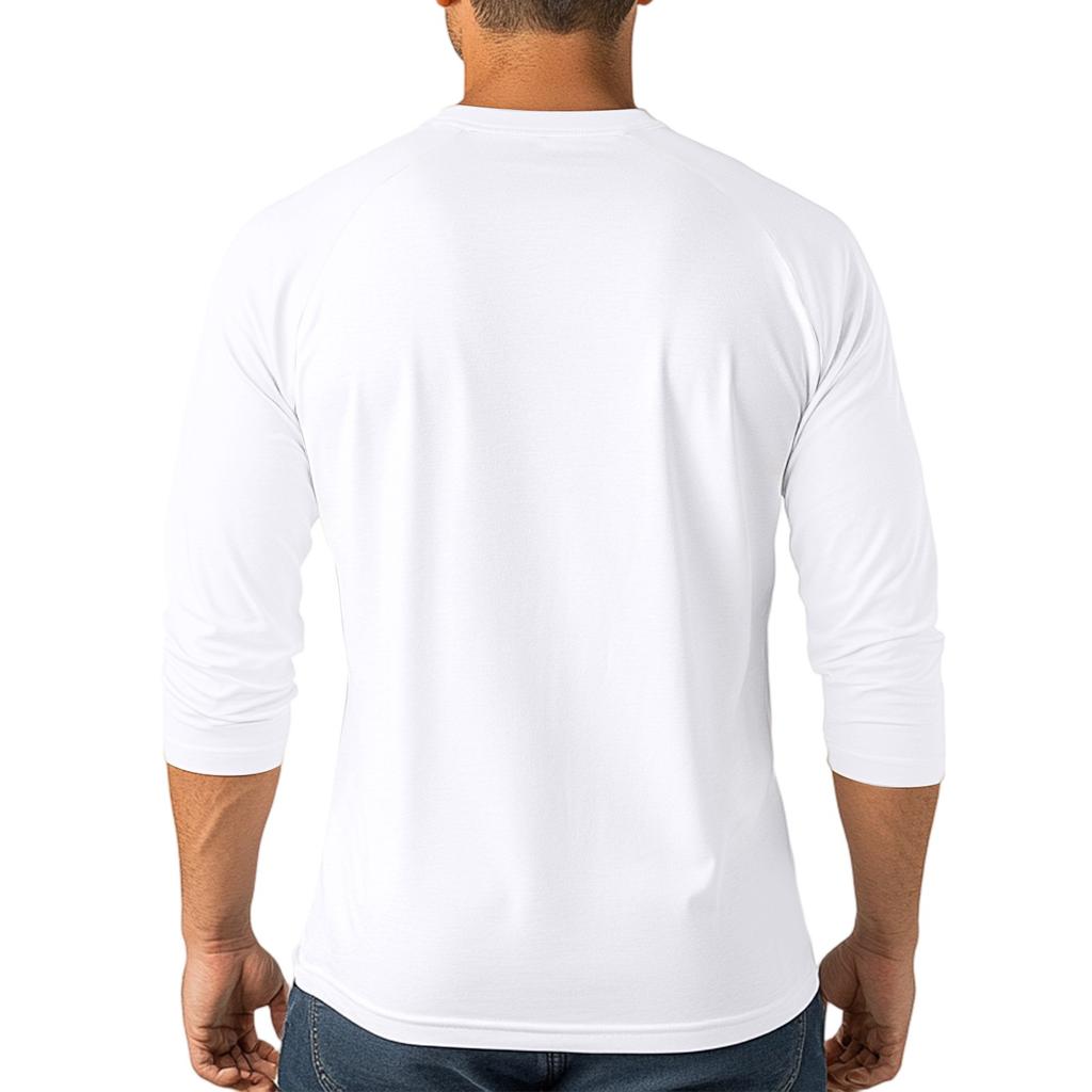 Мужской топ с рукавом реглан и рукавом три четверти