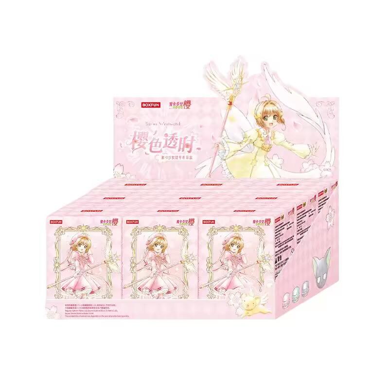 Boxfun Cardcaptor Sakura Translucent Time Series Blind Box Wristwatch Anime Collectible Fashion Holiday Gift
